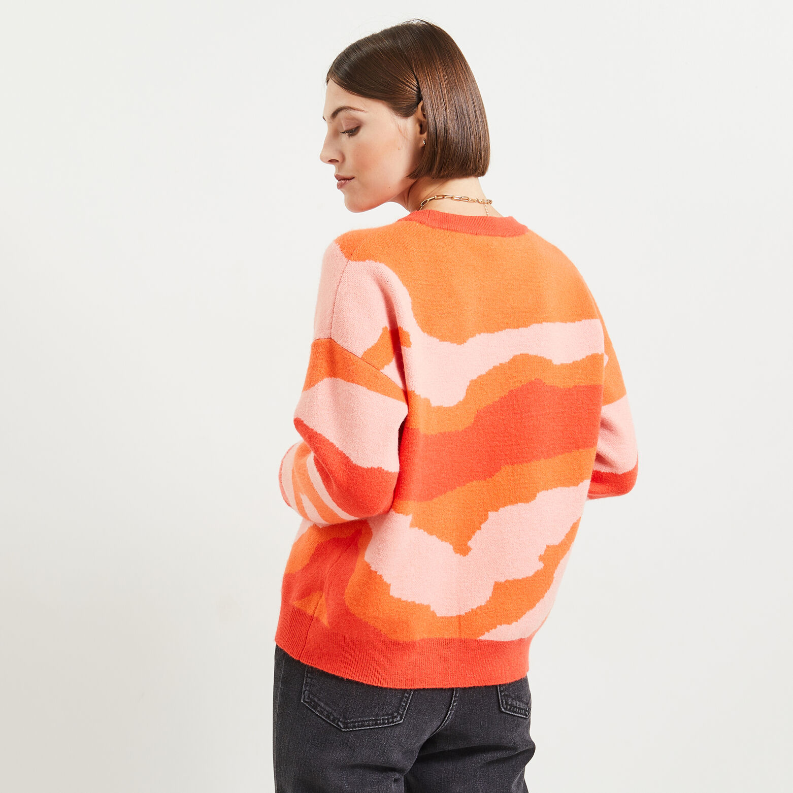 Pull multicolore femme