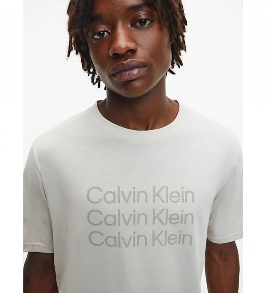 Camiseta Calvin Klein Calvin Klein 3 off white
