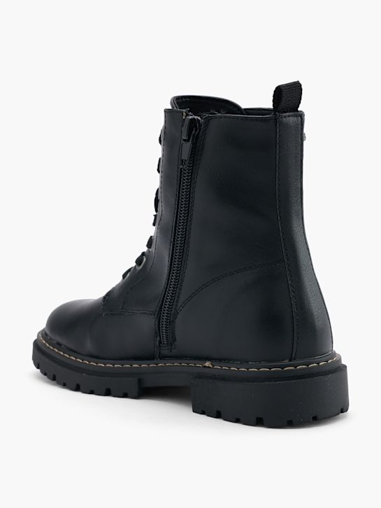 ESPRIT Schnür-Stiefelette Schwarz