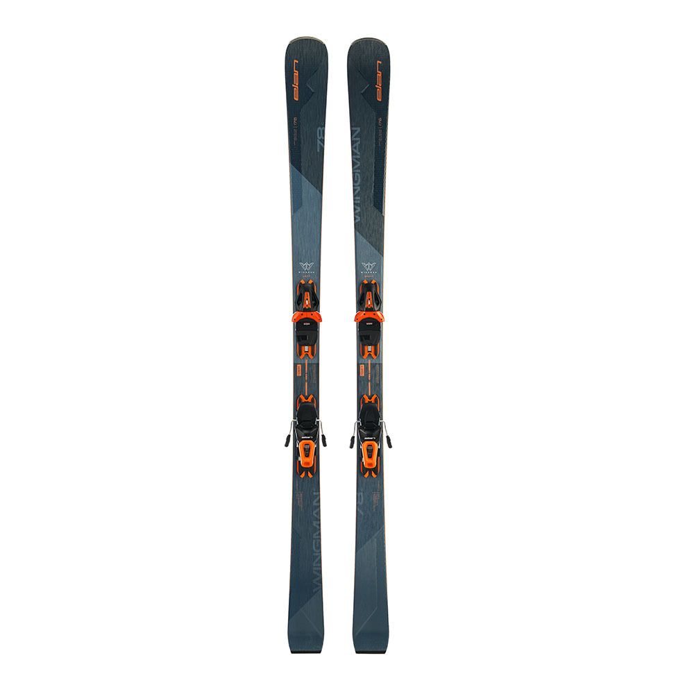 Elan WINGMAN 78 C POWERSHIFT + EL 10.0 GW - Skis all mountain + Fixations Homme blue/orange