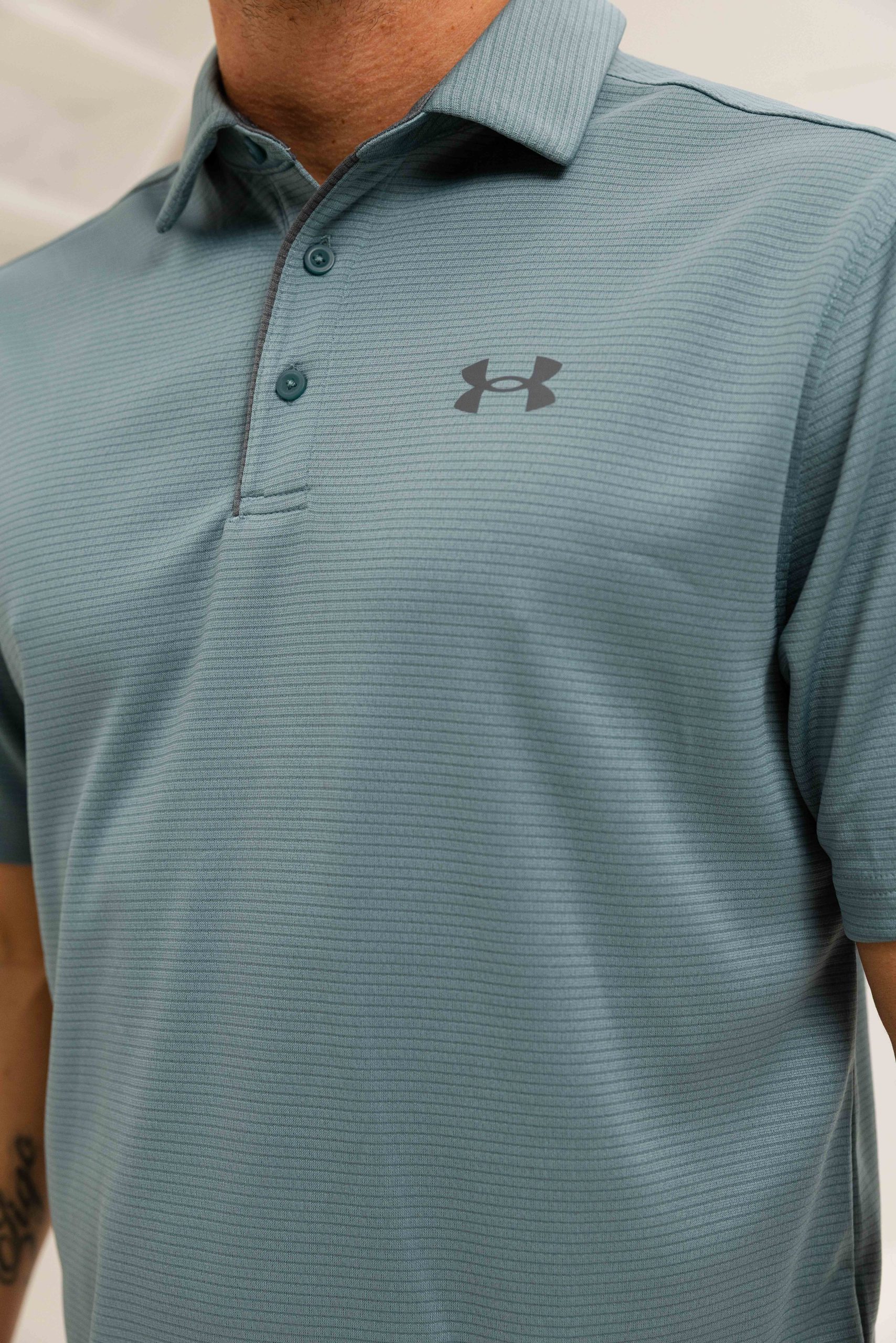 Under Armour Tech Polo Heren Blauw