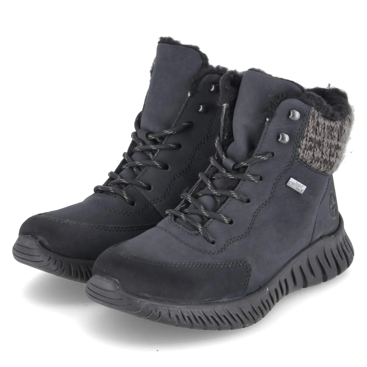 RiekerWinterstiefeletten - pazifik/anthrazit
