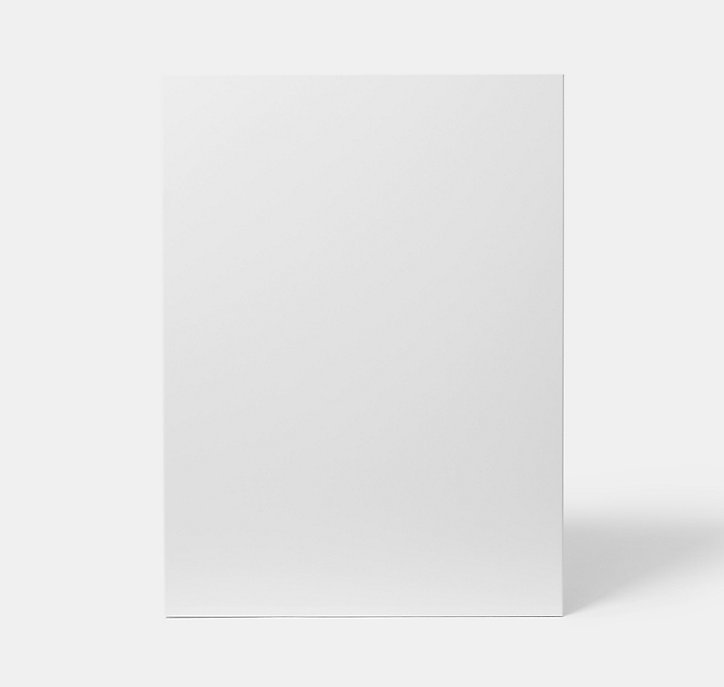 Porte de meuble de cuisine Stevia blanc brillant l. 60 cm x H. 80 cm GoodHome