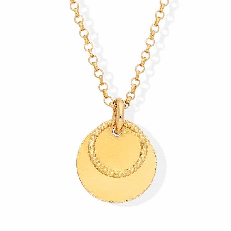 Collier Argent Doré Lady