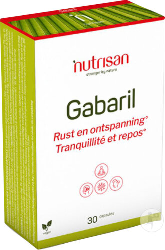 Nutrisan Gabaril Complément Alimentaire Tranquillité Et Repos 30 Capsules Végétariennes