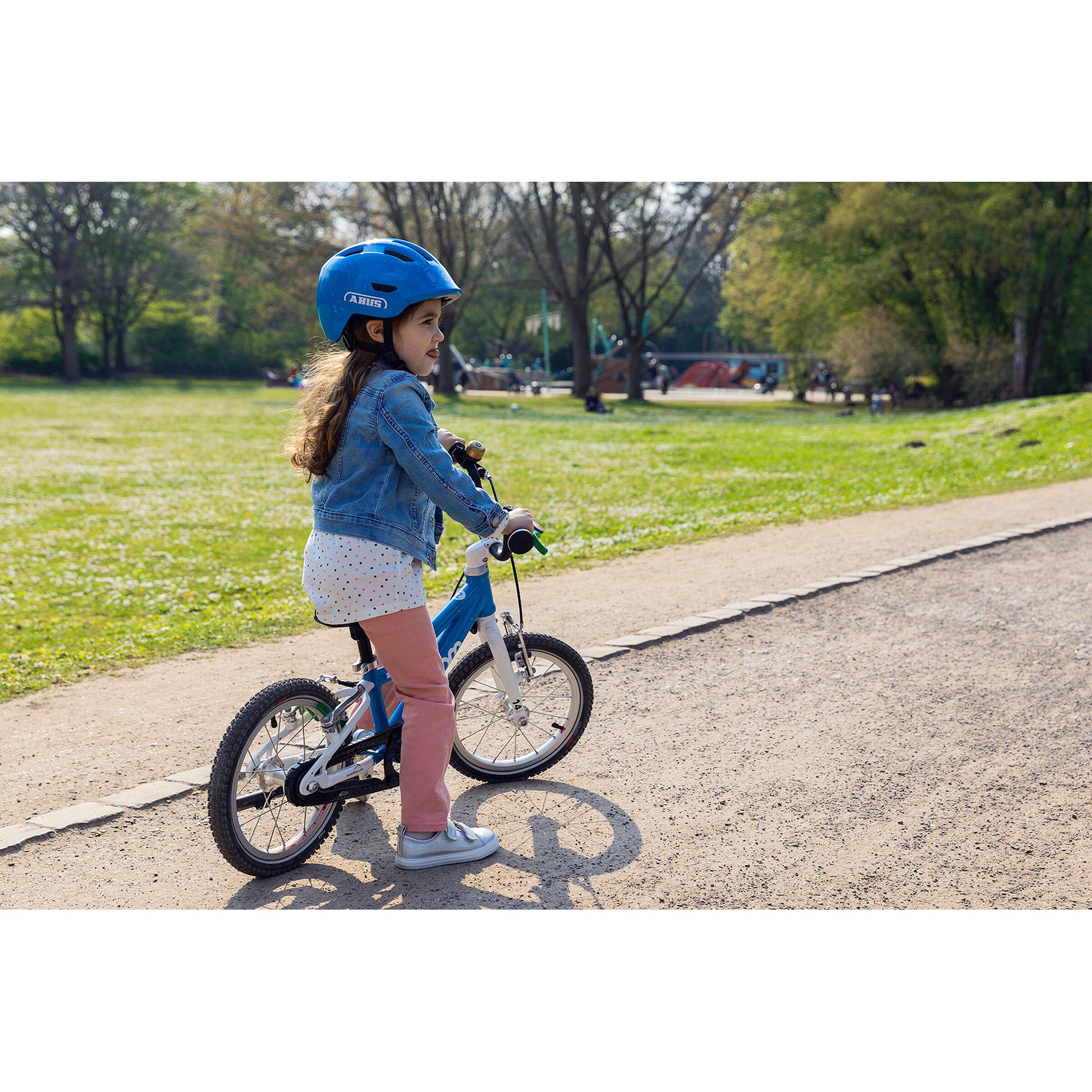 ABUS Fahrradhelm Smiley 3.0 shiny blue