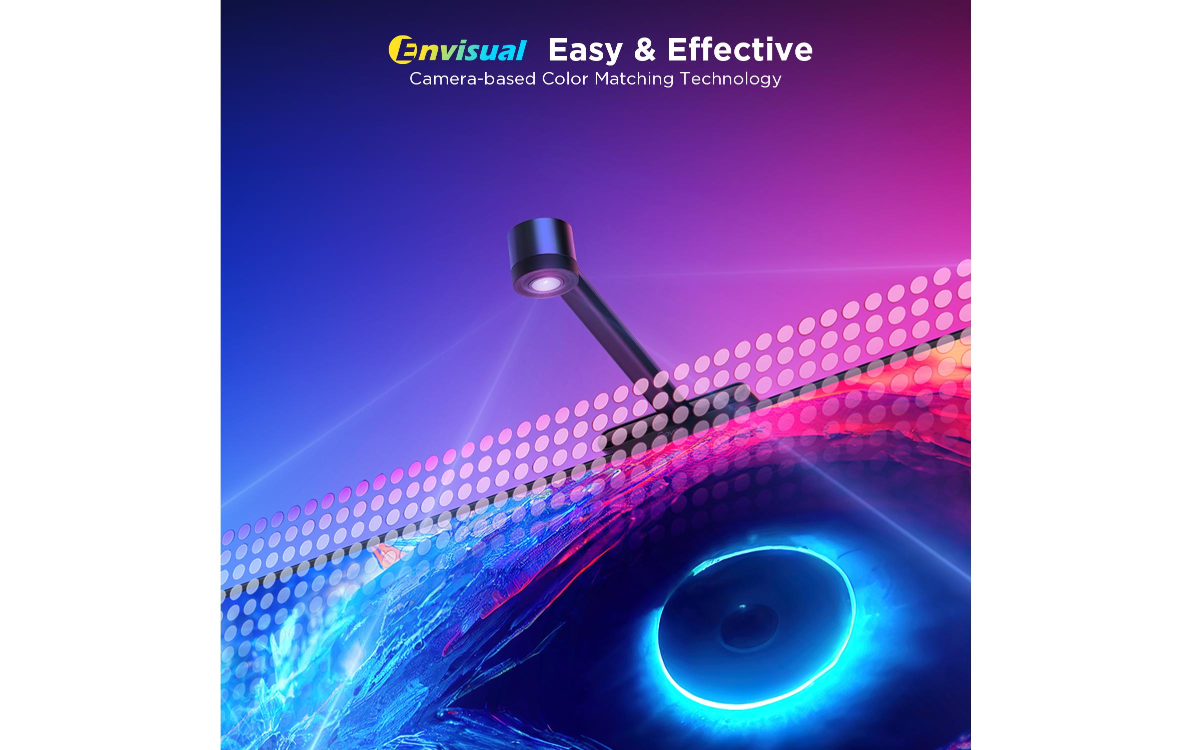 Envisual TV Backlight 3S Netflix Version, RGBICW, 55