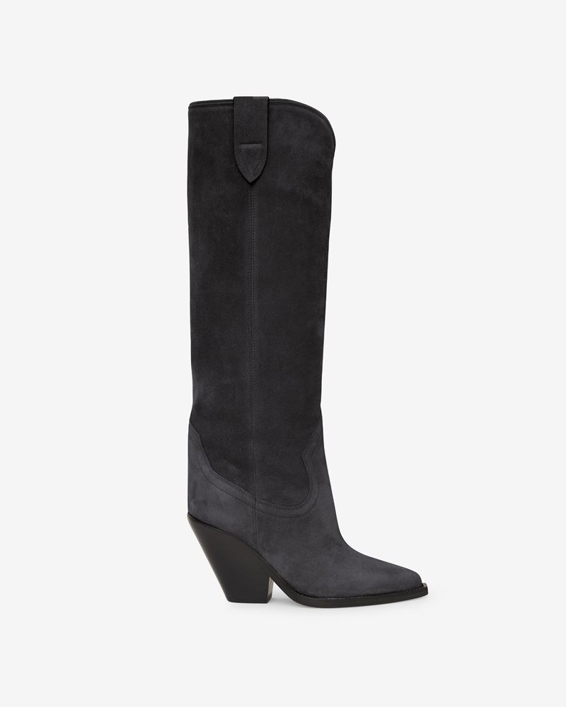 BOTTES EN CUIR VELOURS LOMERO