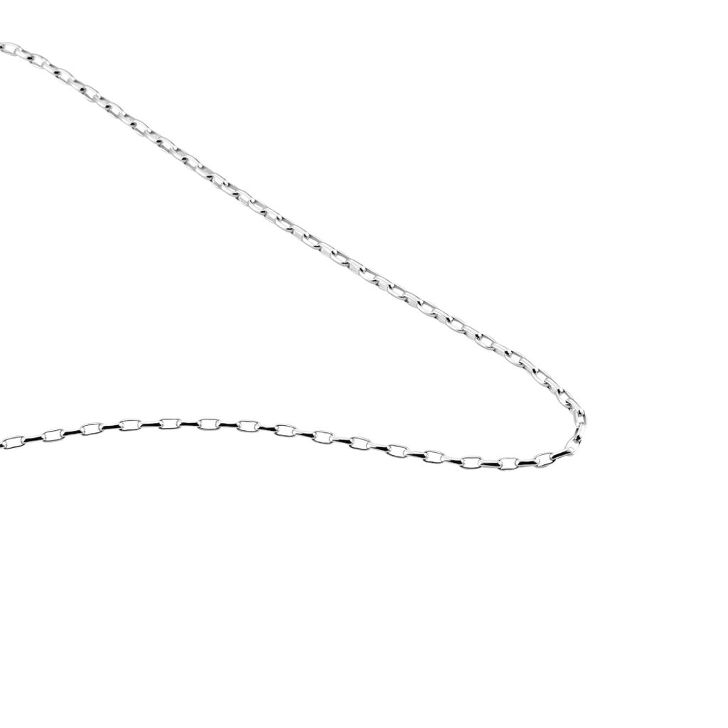 Collier Claudine Maille Forcat Argent Blanc