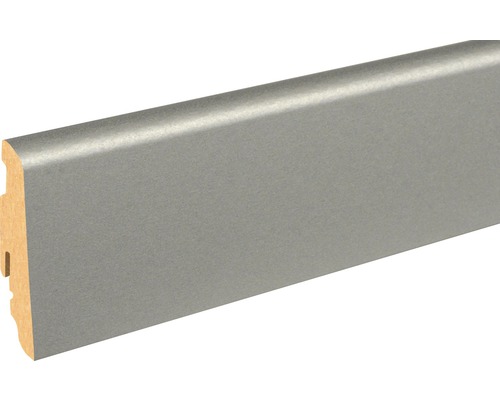 SKANDOR plint aluminium kleur FU60L 19 x 58 x 2400 mm