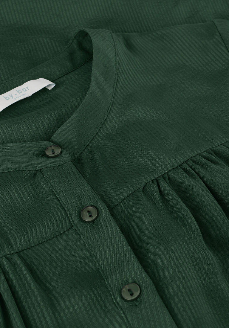 BY-BAR groene by-bar mini jurk nono satin stripe dress