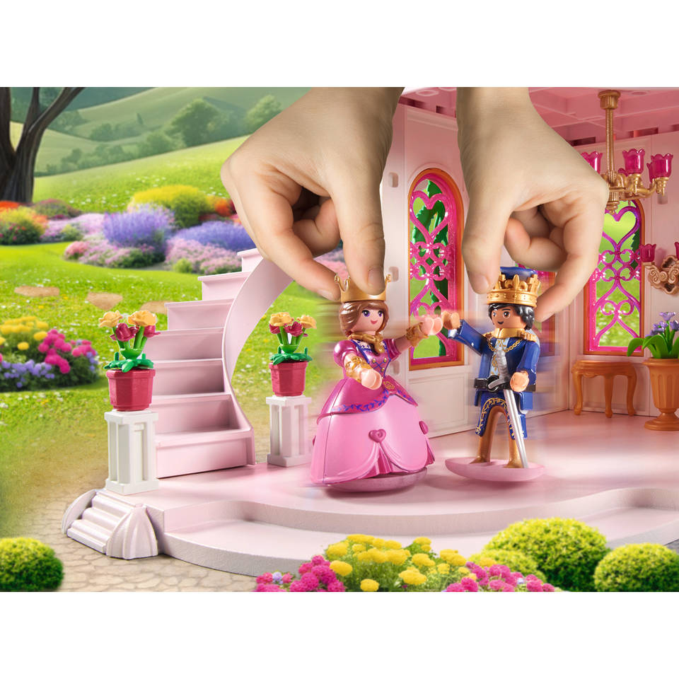 PLAYMOBIL Princess Magic prinsessenkasteel met koninklijk paar 71845