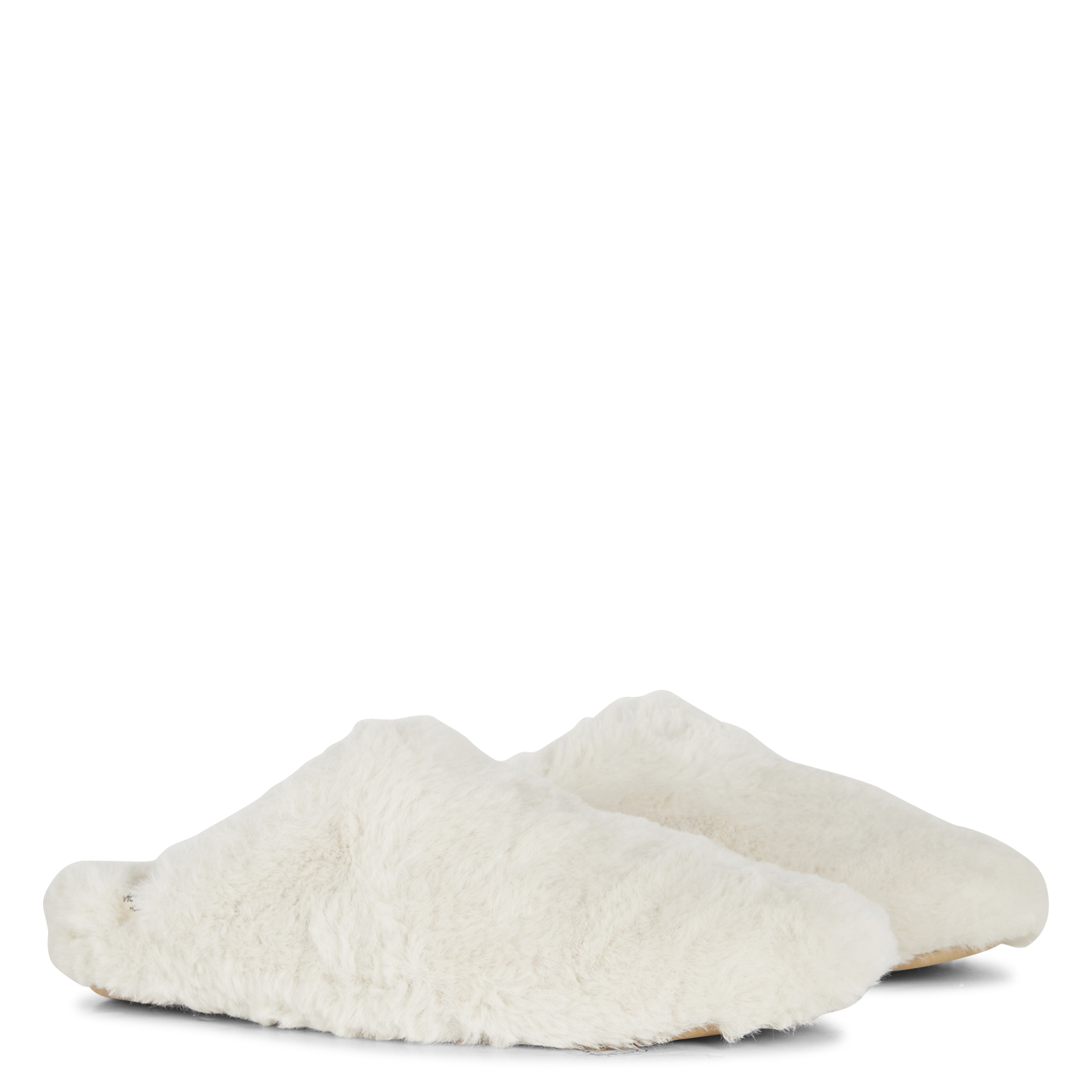 NORTE PELO - Pantoufles aspect fourrure | Beige