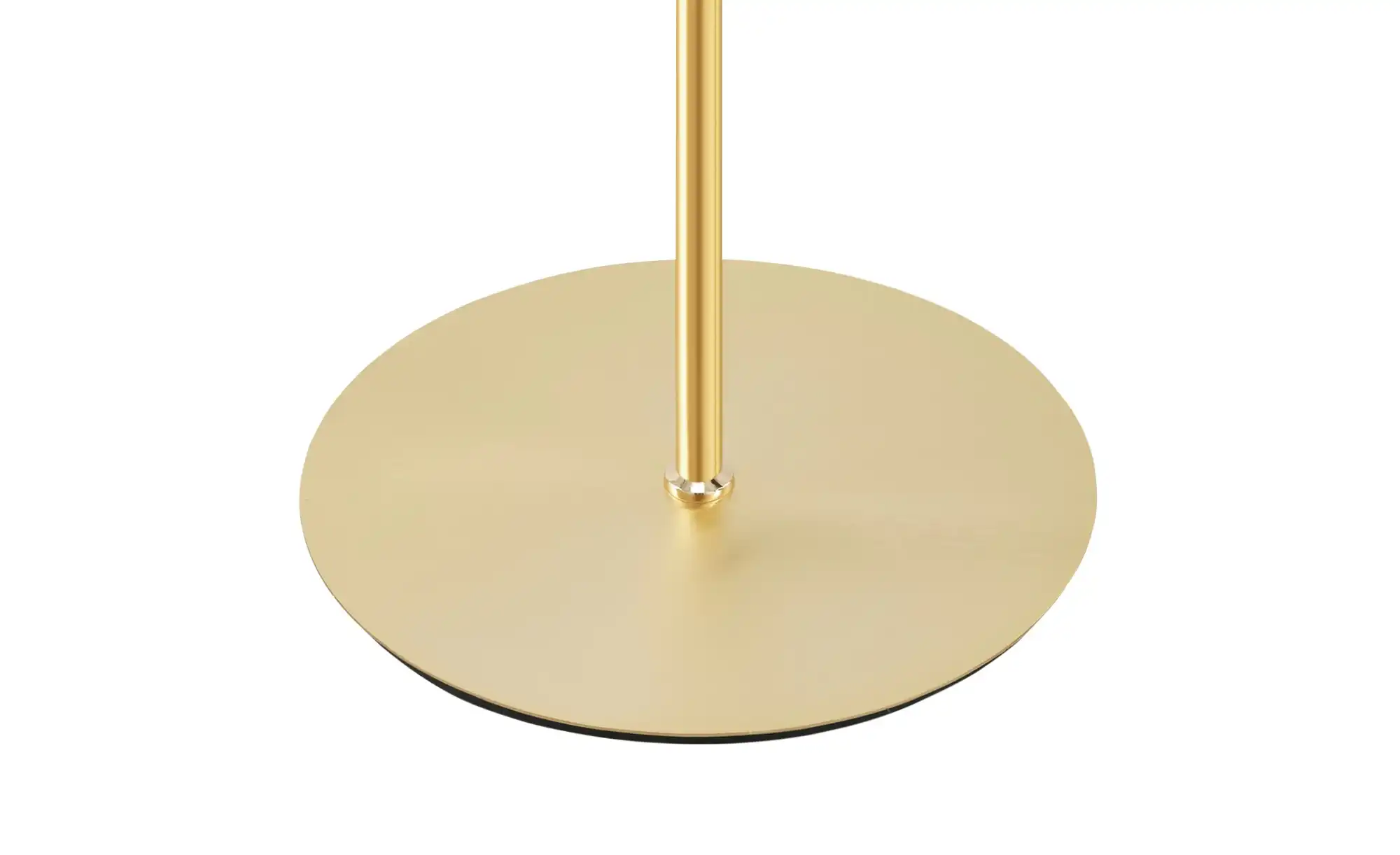 Trio LED-Stehleuchte, messing-matt, geschwungen
