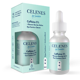 Celenes by Sweden Caffeine 5%   Rowan Berries Active Eye Contour Serum 30ML