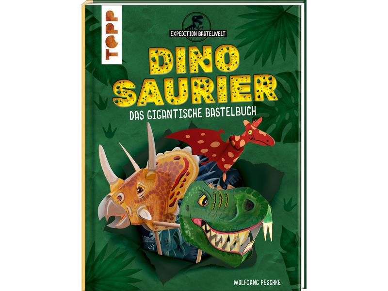 Frechverlag Bastelbuch Dinosaurier 80 Seiten Dino-Bastelbuch für kleine Künstler