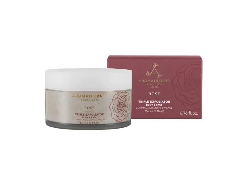 Aromatherapy Associates, Rose, Natural Essential Oils, Exfoliating Scrub, 200 ml For Women