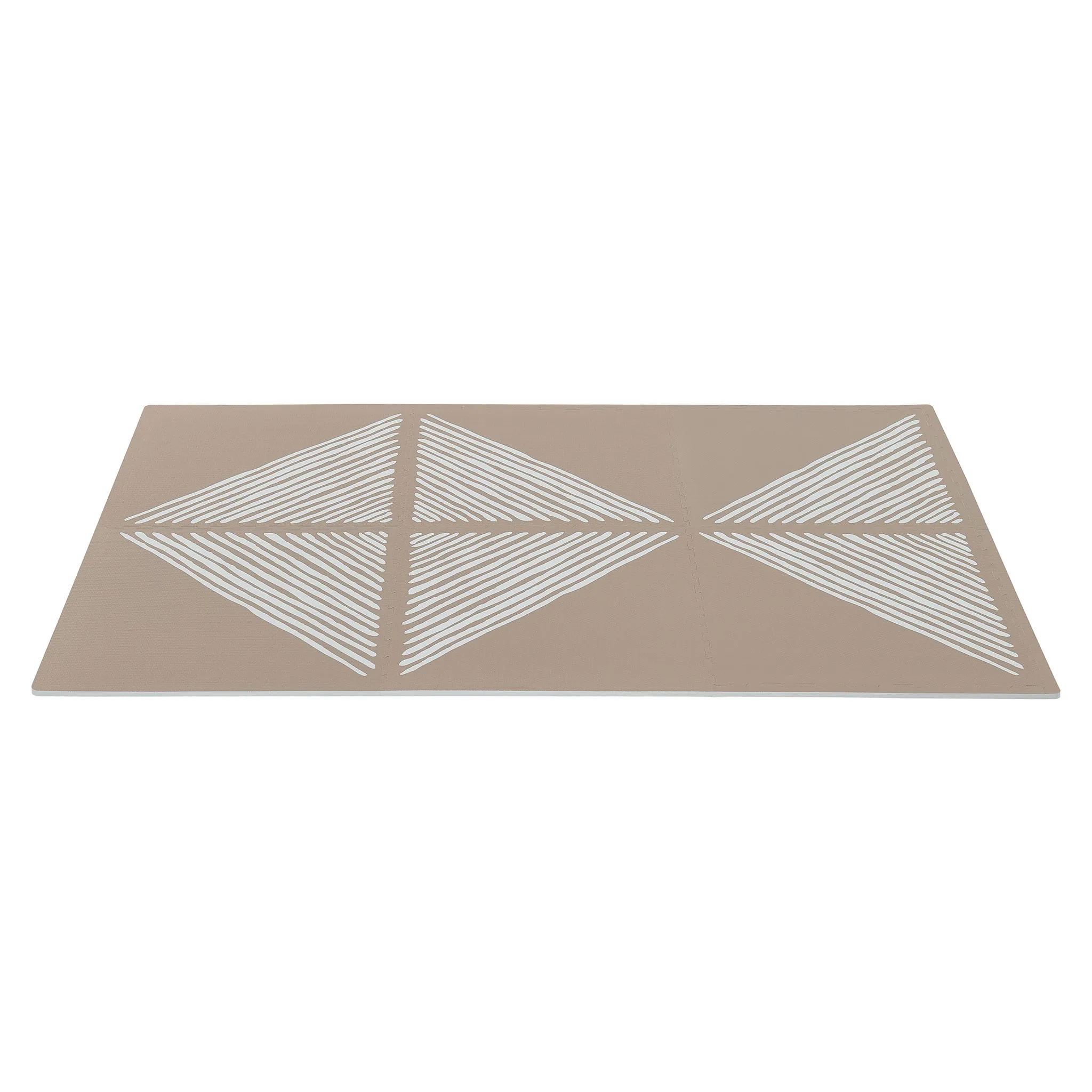 Toddlekind Tapis d'Activité - Collection Sandy Lines Tan