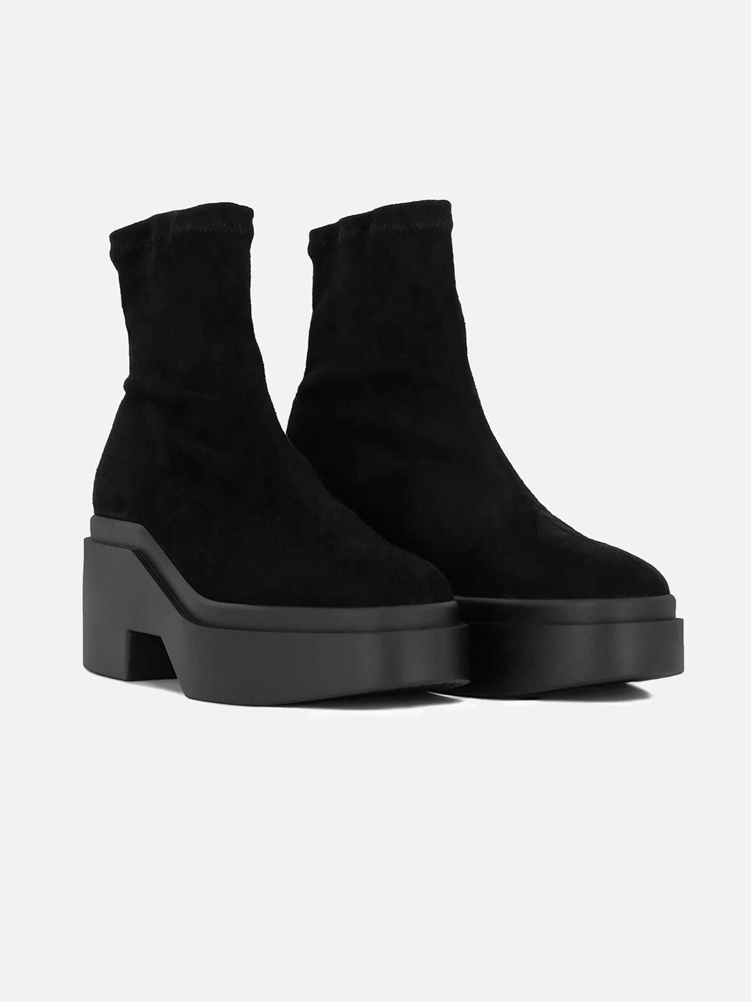 ANKLE BOOTS - NELLE ankle boots, suede lambskin black