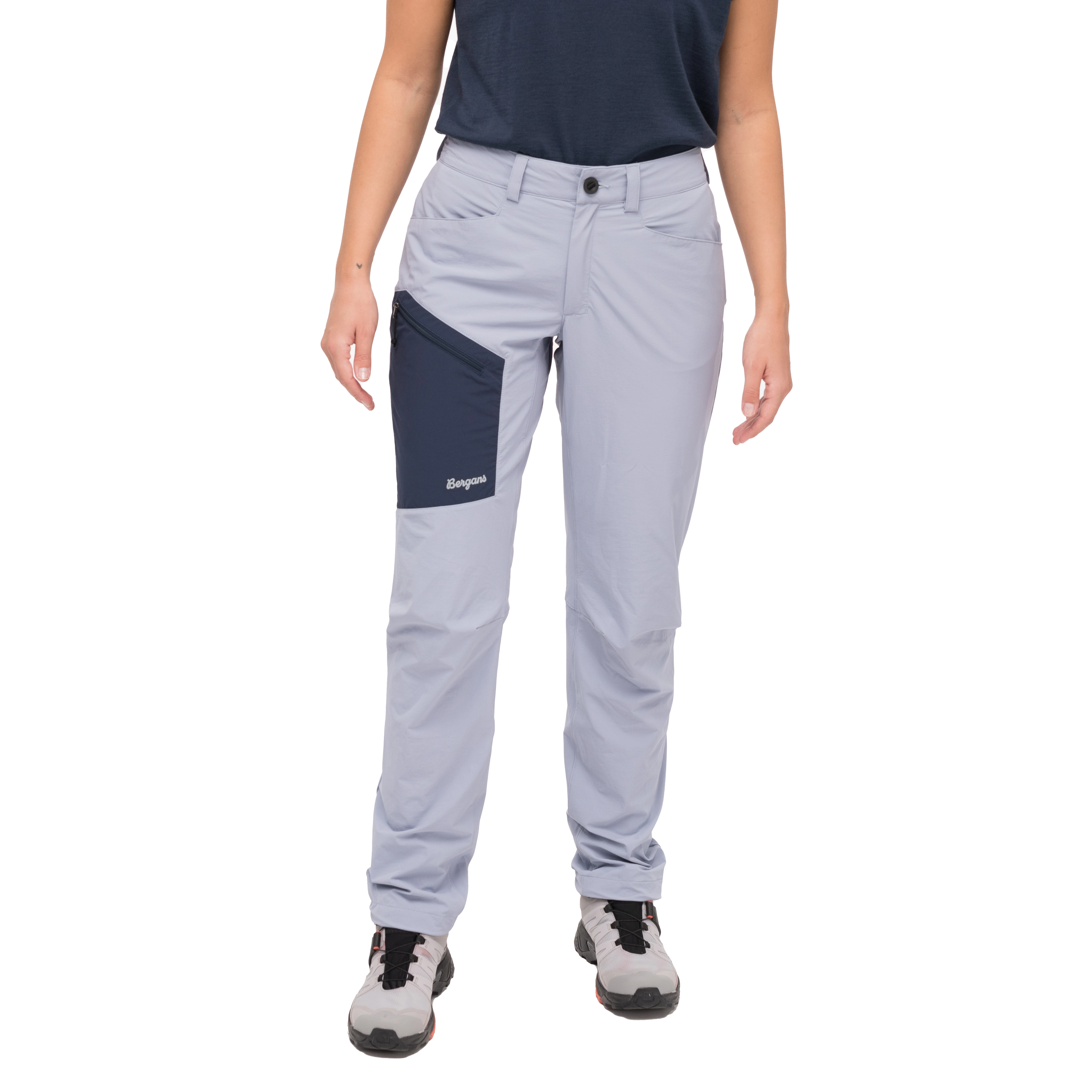 Vaagaa Light Softshell Pants Women Husky Blue / Navy Blue