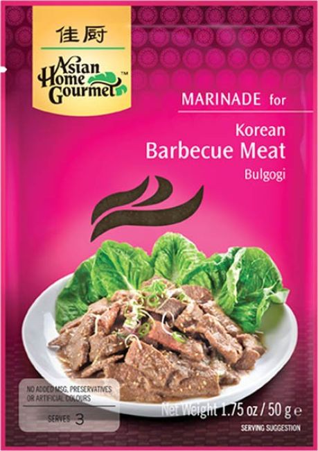 Asian Home Gourmet Marinade Koreaans Barbecue 50g