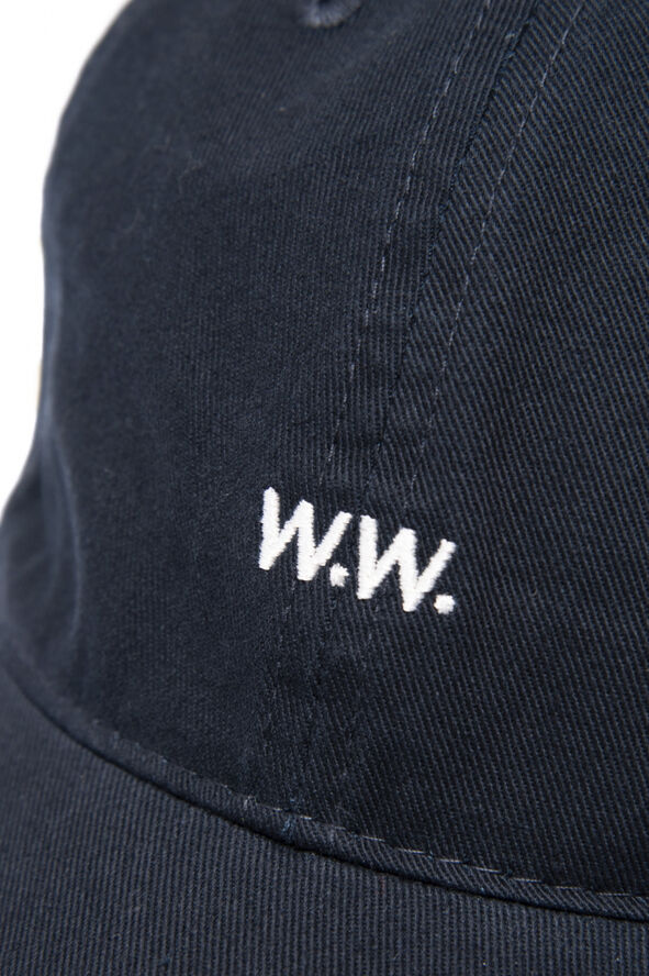 Wood Wood Low profile cap Blå