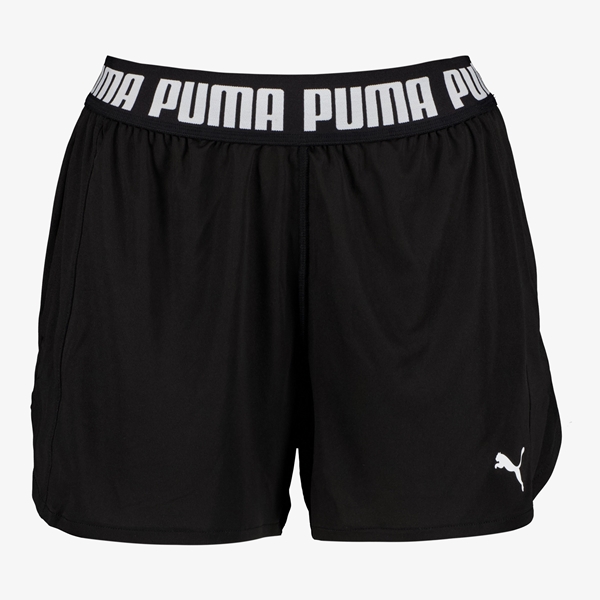 Puma train All Day Knit 3 dames sportshort zwart
