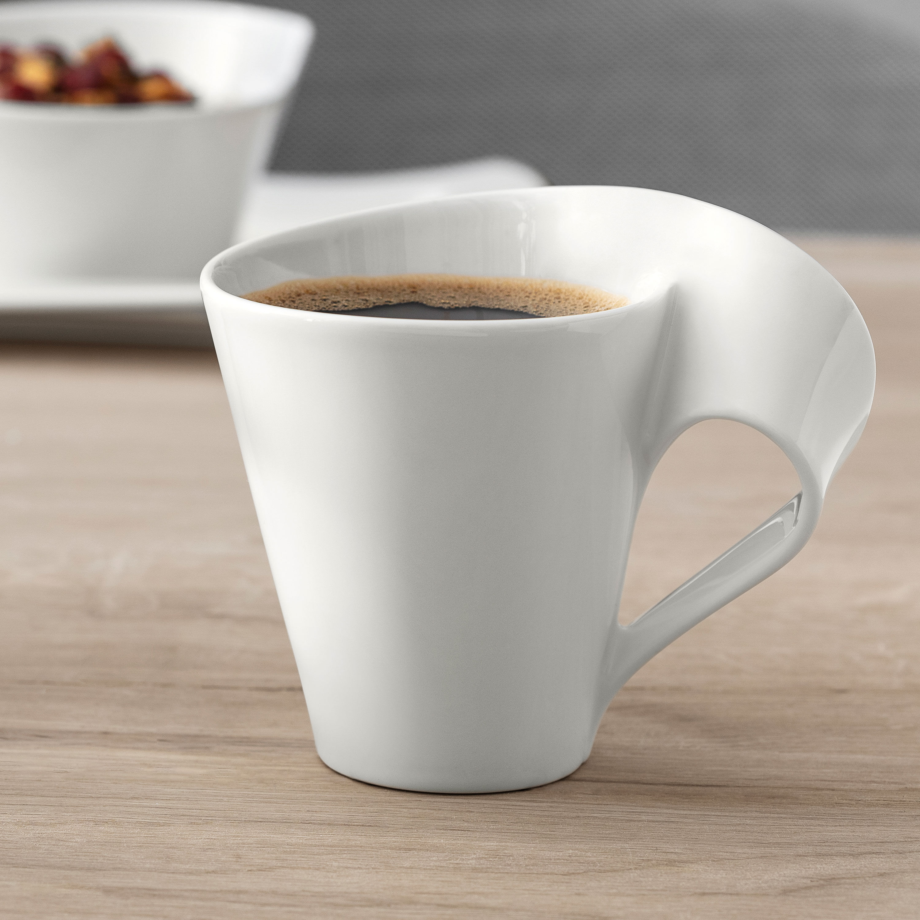 NewWave Mug White, 8.2 oz, Premium Porcelain