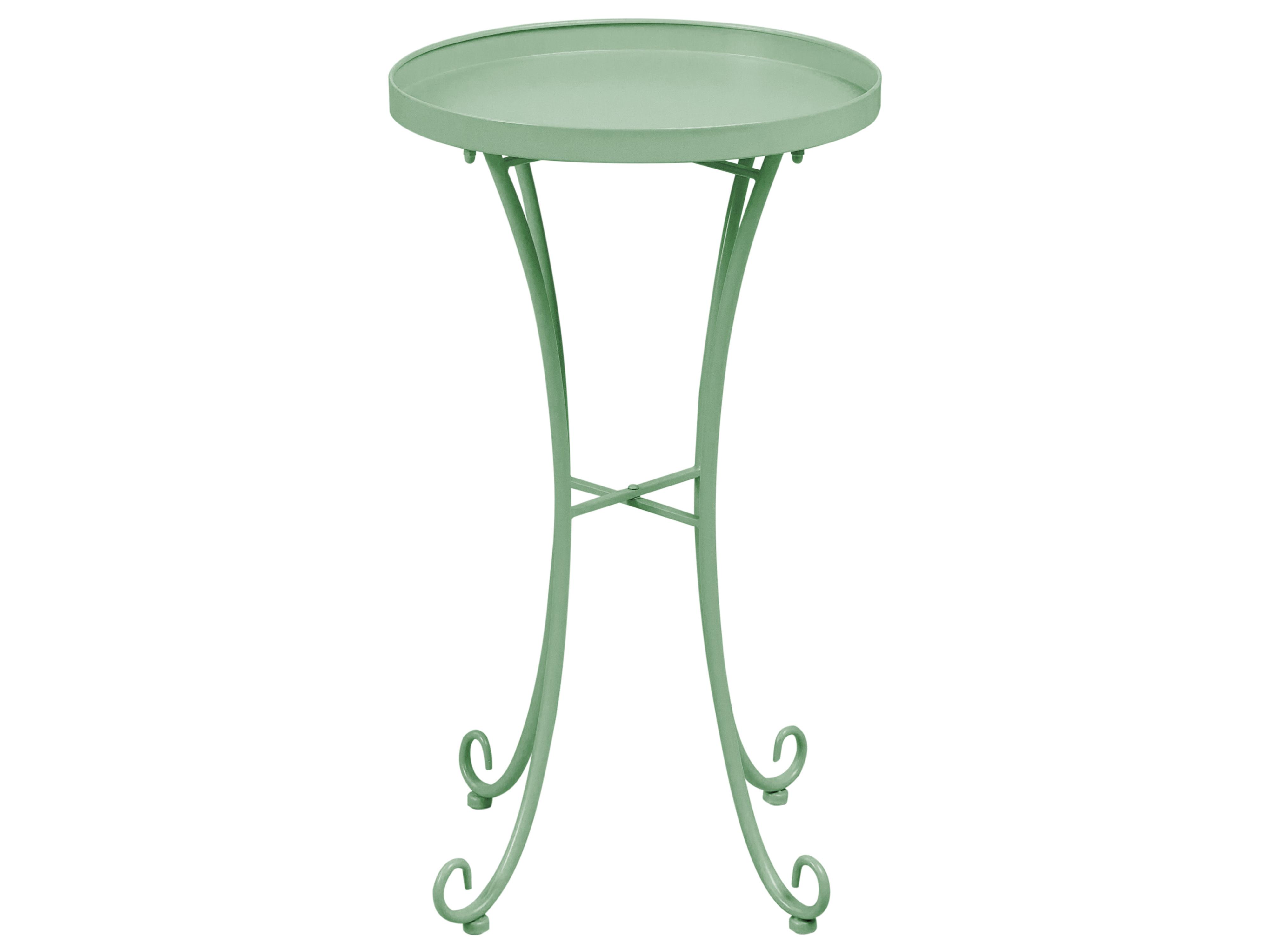 Tuin bijzettafel CAVINIA 40 cm 40 cm Metaal Groen
