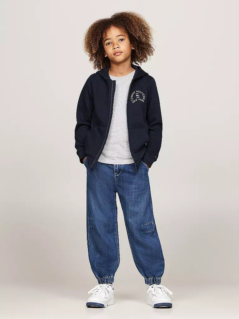 TOMMY HILFIGER Jungen Sweatjacke dunkelblau