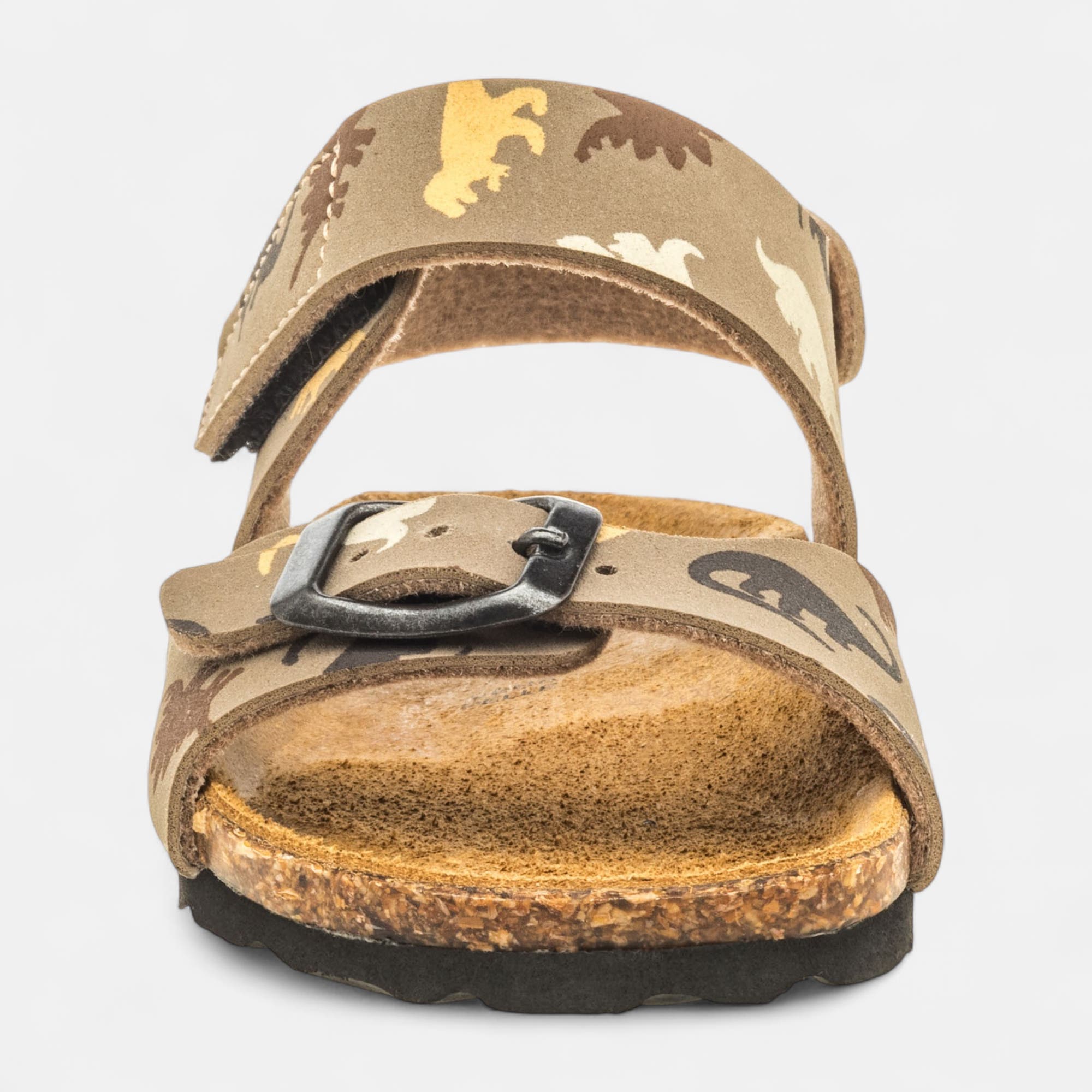 Mules semelle liège Garçon taupe