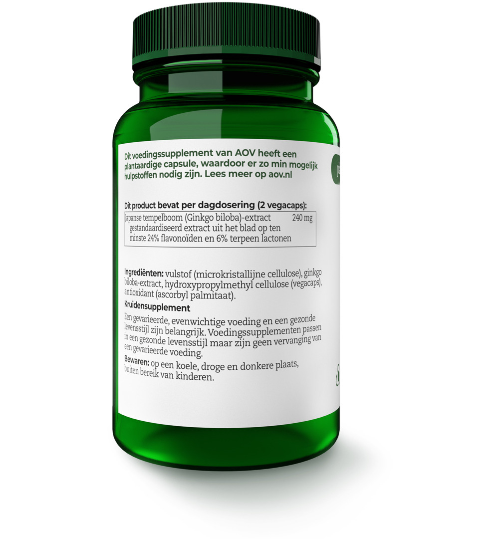 Aov 813 Ginkgo Biloba Extract (60 vega capsules)