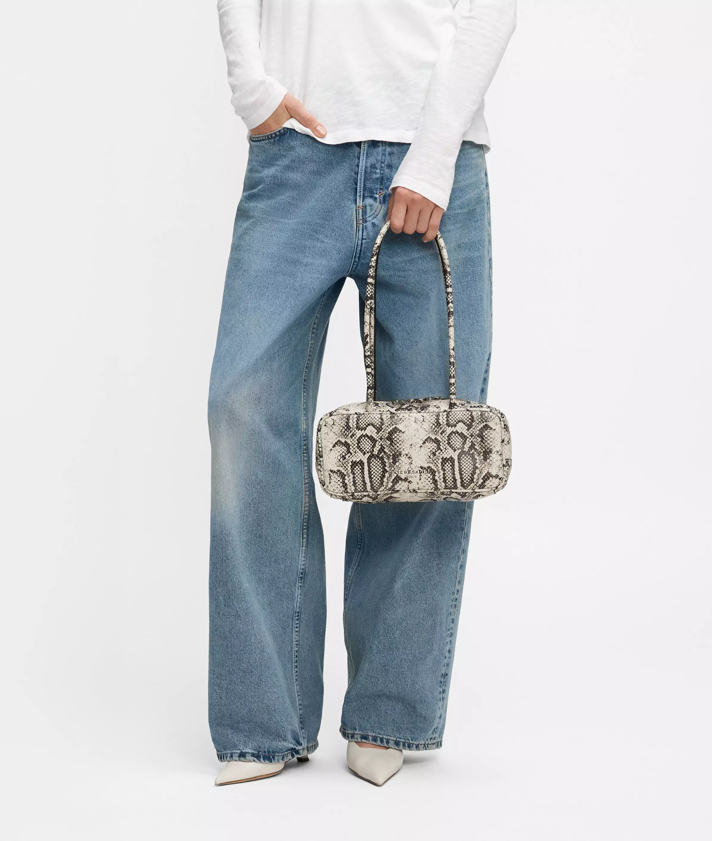 Snake Jil Satchel S Handy bag in snake look