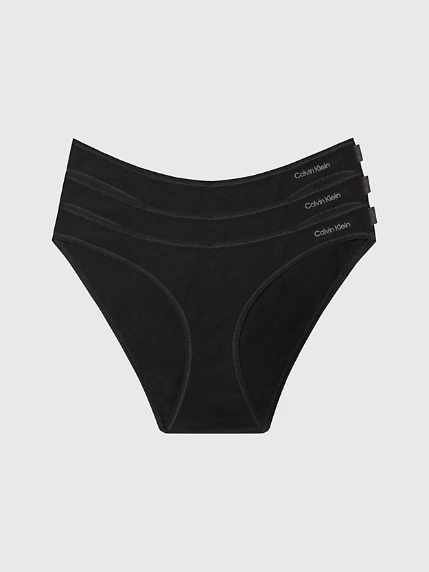 Conjunto com 3 Calcinhas Bikini - Algodão Ideal