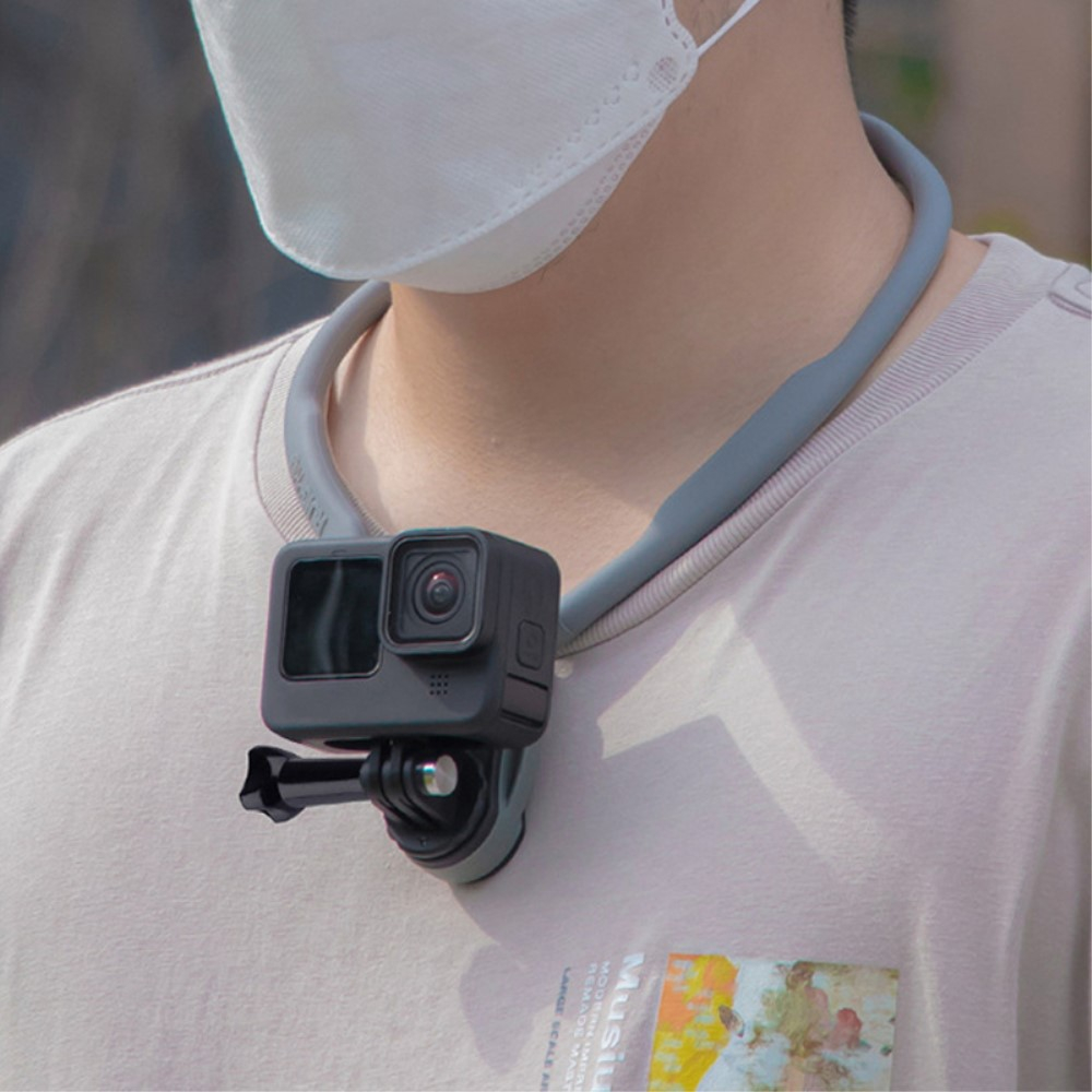 Universal Hals / Nacken Halterung für Smartphone / GoPro / DJI Action / Osmo Action / Insta360 Kamera mit 1/4