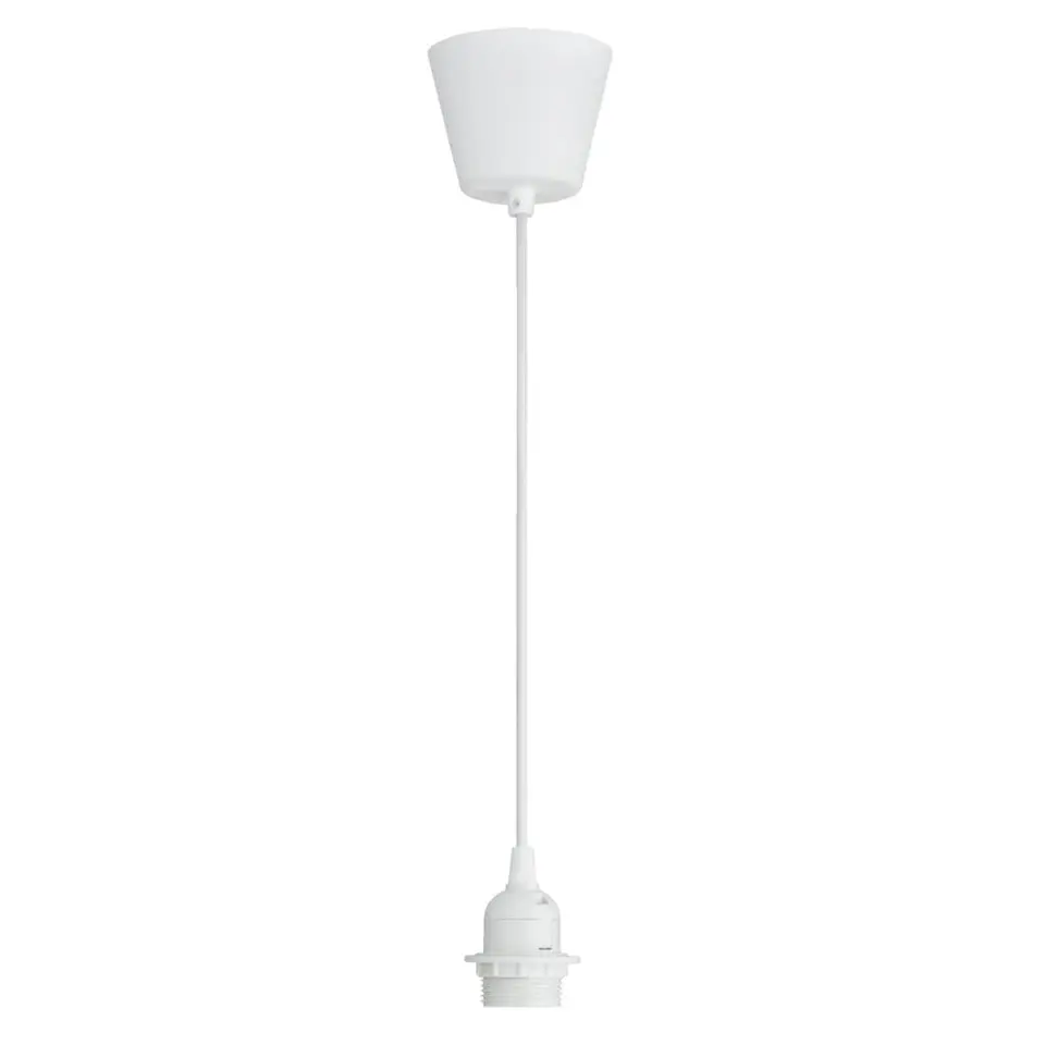 Pendel Basic E27 - wit - 100 cm