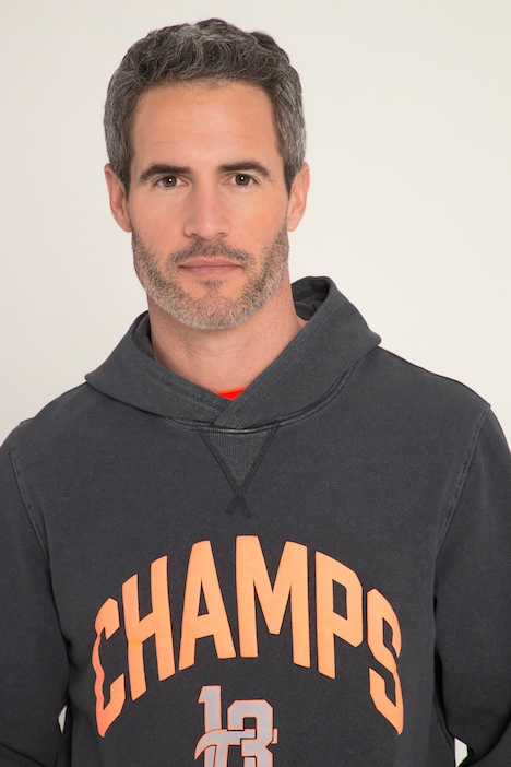 JAY-PI Hoodie, Fitness, Vintage Look, Kapuze