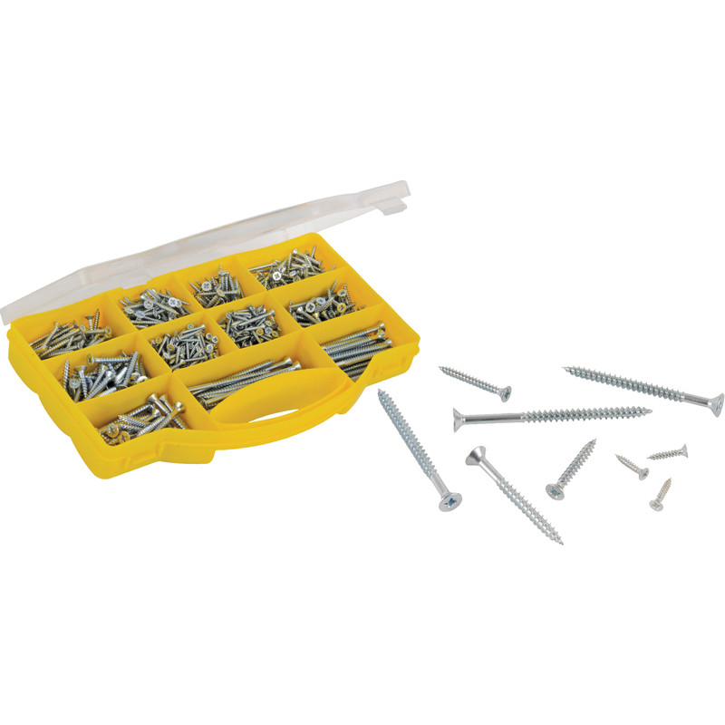 Set universele schroeven platkop 780-delig PZ