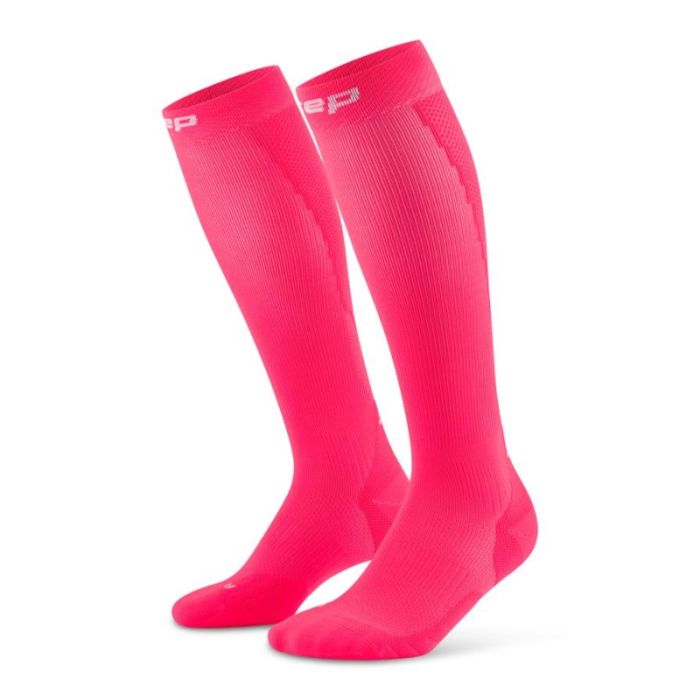 CEP Dame Strømper Core Run Socks Tall 5.0 Pink
