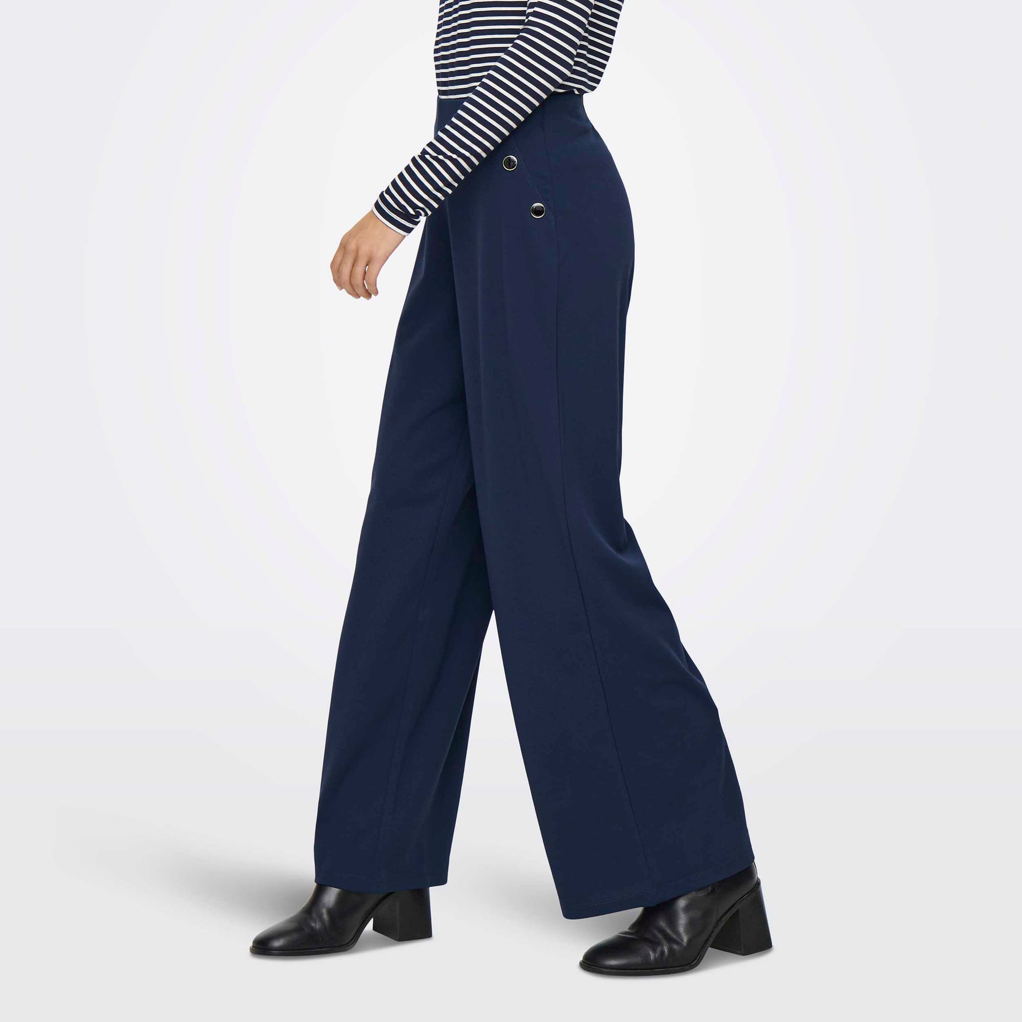Pantalon Femme bleu marine