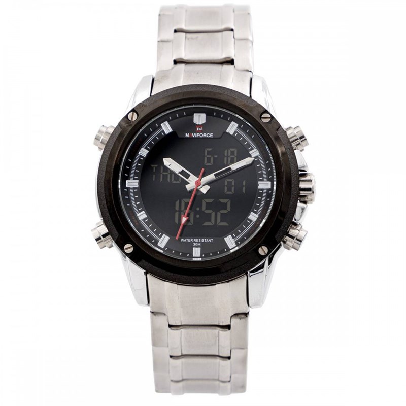 Montre Homme NAVIFORCE bracelet Acier Argenté
