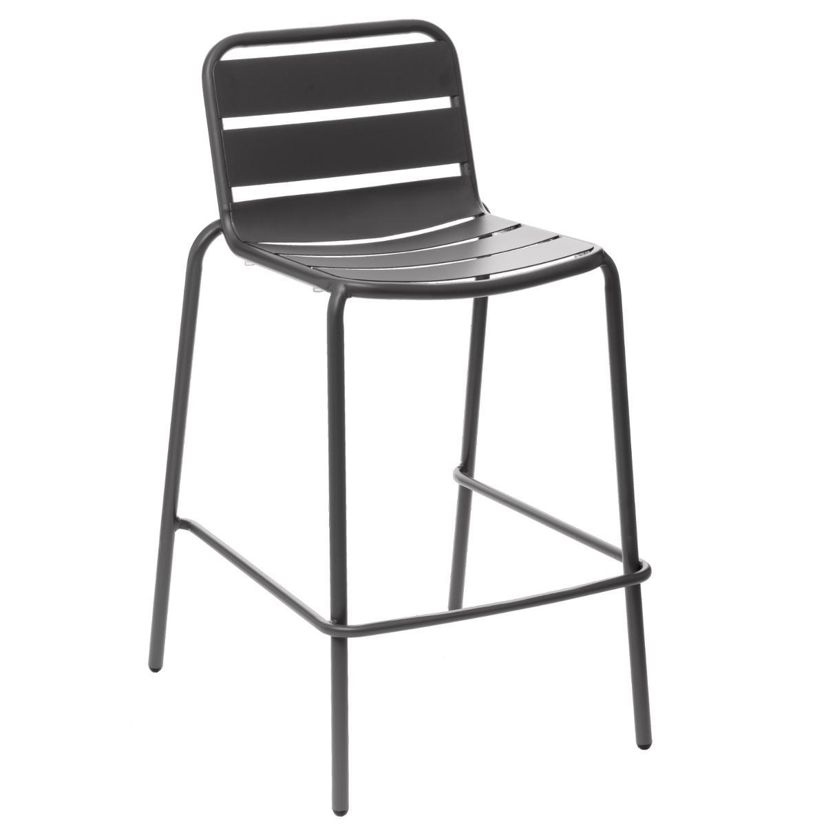 CHAISE HAUTE PHUKET EMPILABLE GRAPHITE