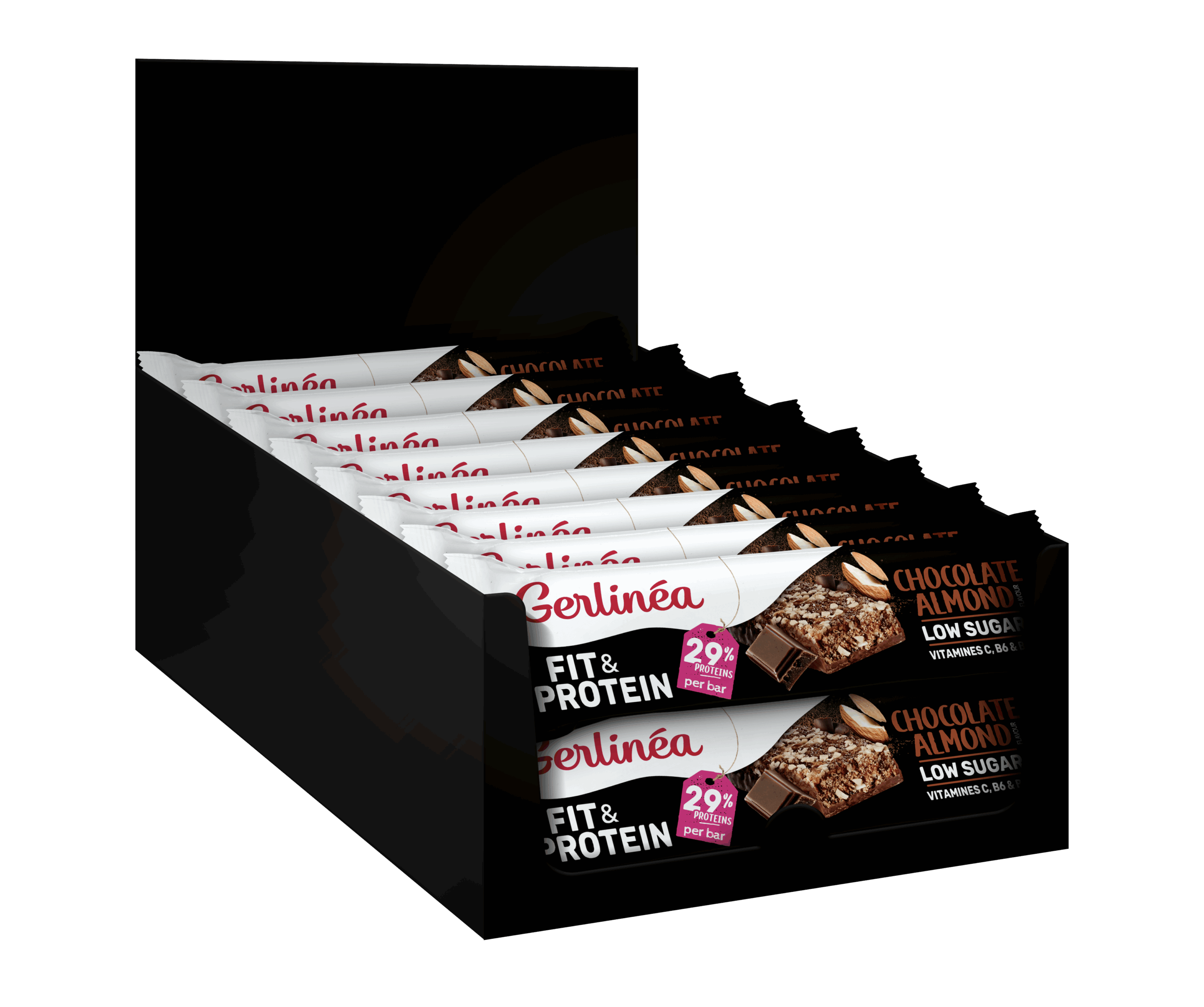 Gerlinea Fit & Protein Chocolate Almond Reep (45 gr)