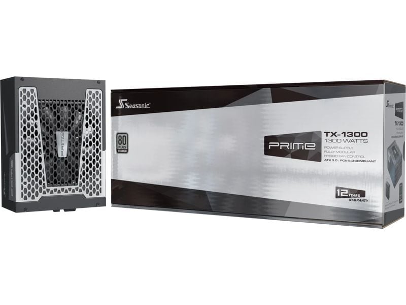 Seasonic Netzteil Prime TX ATX 3.1 1300 W Vollmodulares 1300 W ATX-Netzteil
