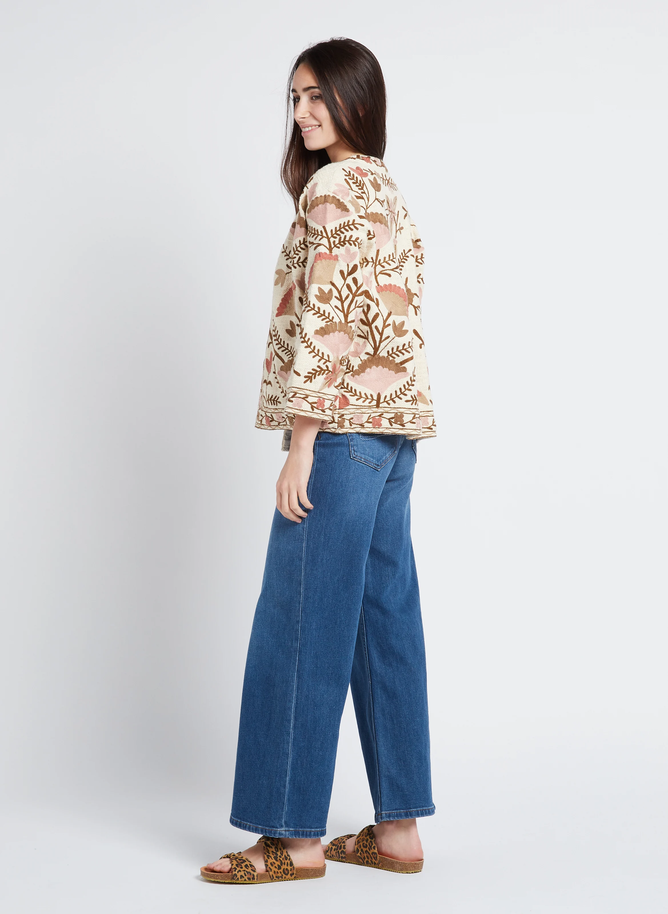 LYLA - Jean large en coton | Jean Stone