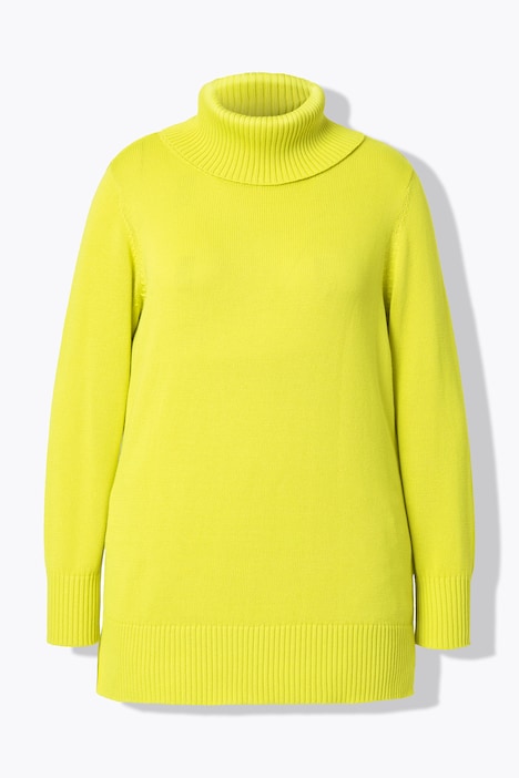 Pullover, A-Linie, Rollkragen