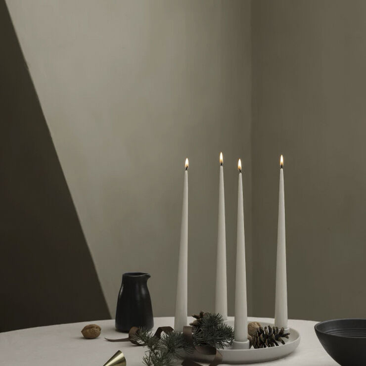 Blomus Candleholder -ADVENT- 4-fold colour Moonbeam Moonbeam
