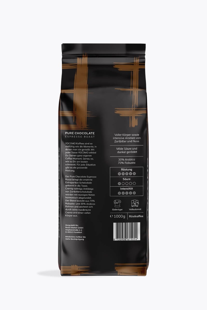 YOCOMO Pure Chocolate Espresso Roast Vorteilspaket 6kg