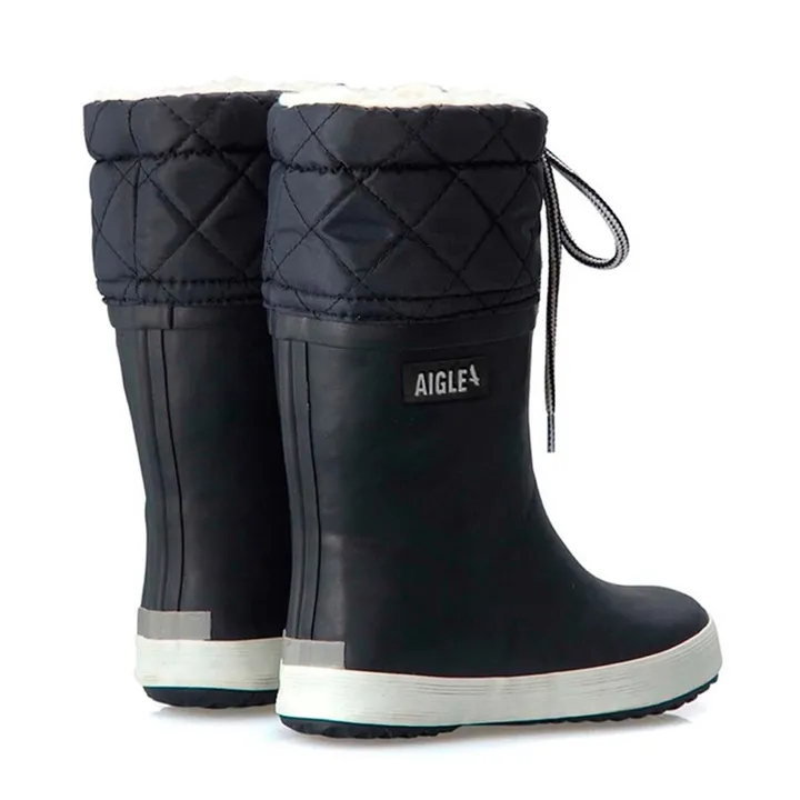 Aigle Bottes Giboulée Fourées | Bleu marine