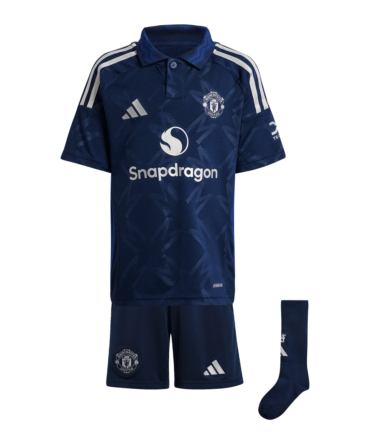 adidas Manchester United Minikit Away 2024/2025 Kids Blau